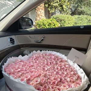 250 Roses - Pink Heart (XXX-Large)