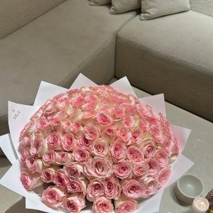 100 Pink Roses